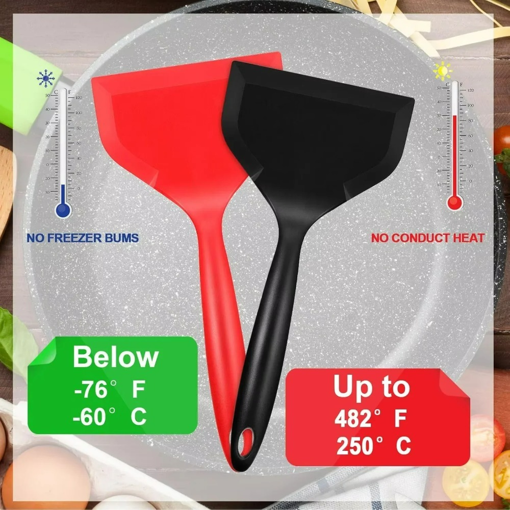 ตะหลิวซิลิโคนสำหรับทำแพนเค้ก ต - Okonomiyaki Spatula บทวิจารณ์และราคา