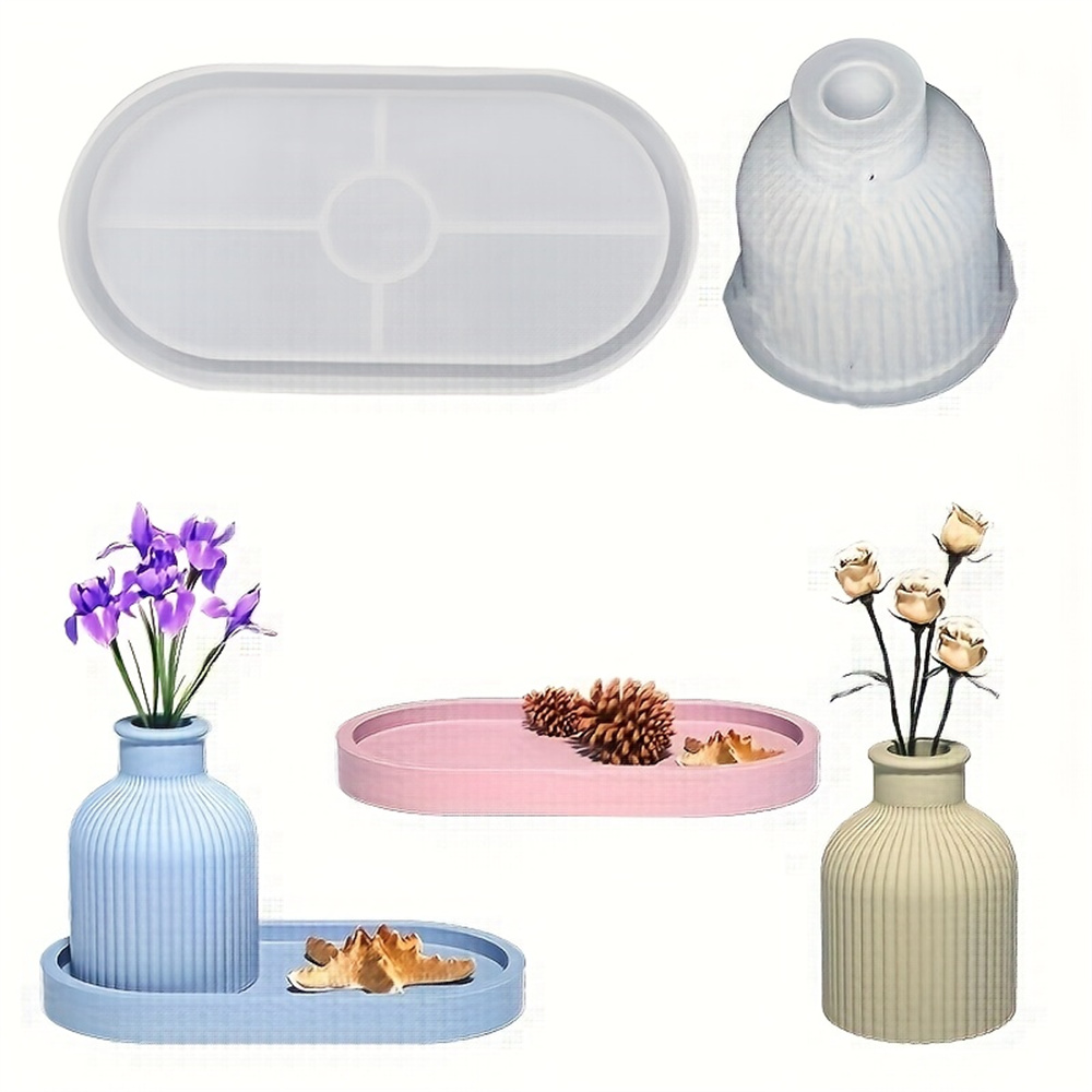 1/2pcs แจกันถาดแม่พิมพ์ซิลิโคน - Potsticker Mold บทวิจารณ์และราคา
