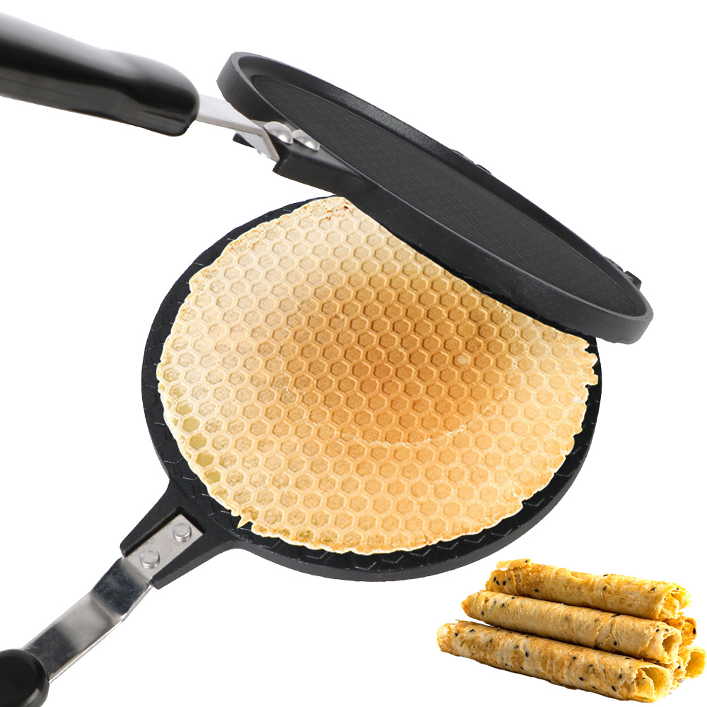 กระทะทำขนมไข่ม้วน วาฟเฟิลสำหรั - Waffle Cone Maker บทวิจารณ์และราคา