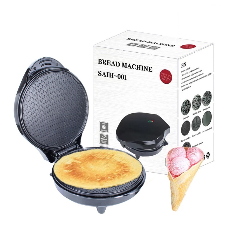 เครื่องทำวาฟเฟิลไอศกรีม 1200 ว - Waffle Cone Maker บทวิจารณ์และราคา
