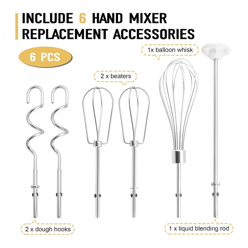 ABKO-Hand Mixer สิ่งที่แนบมา B - Kitchenaid Mixer Hand Mixer บทวิจารณ์และราคา